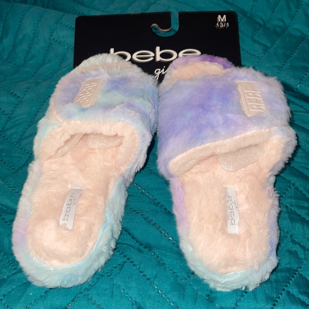 Girls Bebe slippers